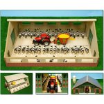 Kids Globe 610540 Dřevěná maštal pro kravičky 1:32 – Hledejceny.cz