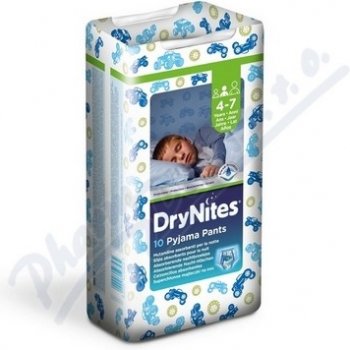 Huggies Dry nites absorbční kalhotky 4-7 let/boys/17-30 kg 10 ks