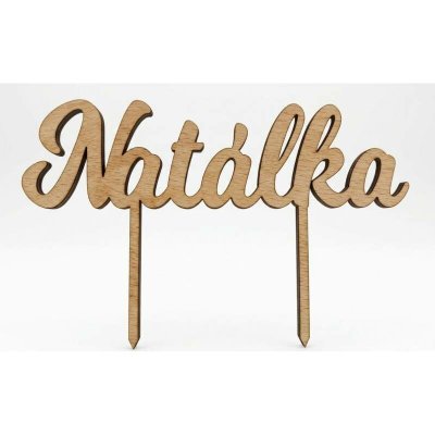 Zápich Natálka 14,5x4cm - I LOVE CAKES – Hledejceny.cz