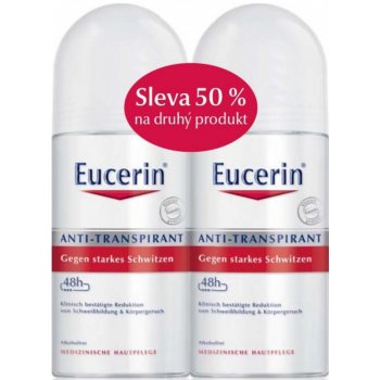 Eucerin Deo roll-on duopack 2018 2x 50 ml