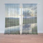 Sablio Záclony Mrak nad řekou: 2ks 150x250cm – Hledejceny.cz
