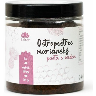 Erber Ostropestřecová pasta s medem 250 g – Hledejceny.cz