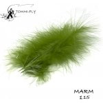 Tommi-Fly Peří Premium Marabou Olivově Zelená – Hledejceny.cz
