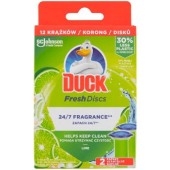 Duck Fresh discs čistič WC Limetka 2 x 36 ml