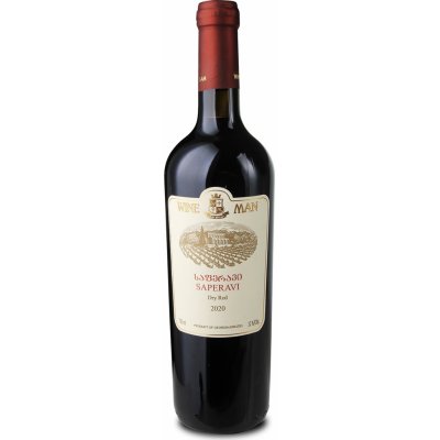 Wine Man LTD Saperavi Suché červené 12% 0,75 l (holá láhev) – Hledejceny.cz