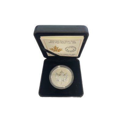 Royal Canadian Mint stříbrná mince Maple Leaf Ultra High Relief 2022 1 oz – Zbozi.Blesk.cz