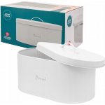 Chlebník bílý jednodílný kovový box na pečivo Altom Design – Sleviste.cz