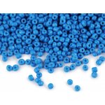 Rokajl 12/0 - 2 mm neprůhledný - modrá (50 g) – Hledejceny.cz