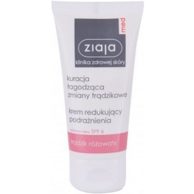 Ziaja Med Rosacea Care zklidňující denní krém proti zarudnutí SPF 6 50 ml – Zboží Mobilmania