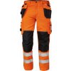 Pracovní oděv Cerva KNOXFIELD Kalhoty HI-VIS FL290 do pasu Oranžová