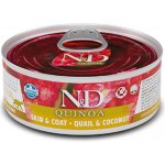 N&D Cat QUINOA Adult Quail & Coconut 80 g – Hledejceny.cz