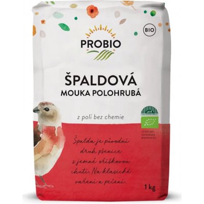 Bioharmonie Špaldová mouka bílá polohrubá 1kg