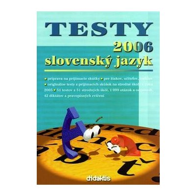 Pavúková Jana - Testy 2006 slovenský jazyk – Hledejceny.cz