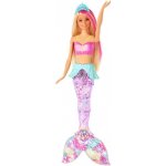 Barbie Svítící mořská panna s pohyblivým ocasem běloška – Zboží Mobilmania