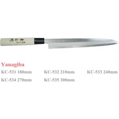 Kanetsune Seki Kitasho Nůž Yanagiba 270 mm – Zboží Mobilmania