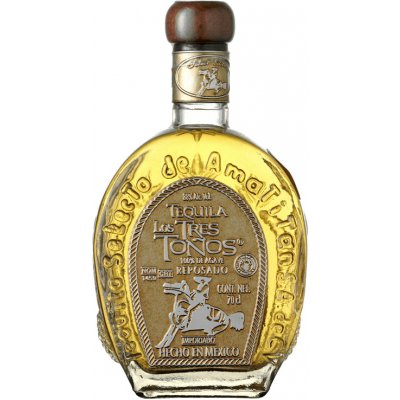 Los Tres Toňos reposado tequila 38% 0,7 l (holá láhev) – Zboží Dáma