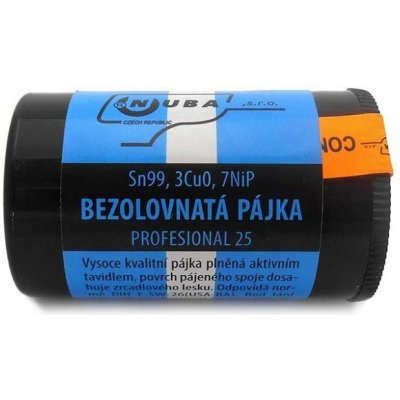 NUBA Pájecí cín Sn 99,3 - Cu 0,7 - NiP - 25 g - MD-P2_25N – Hledejceny.cz