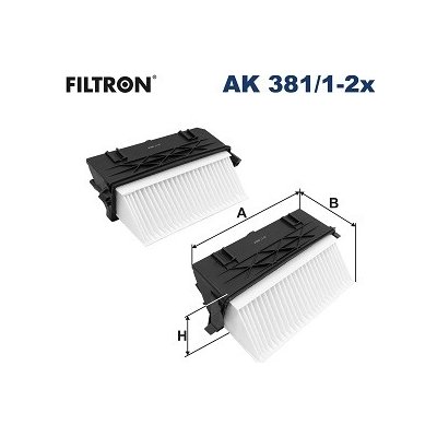FILTRON Vzduchový filtr AK381/1-2x – Hledejceny.cz