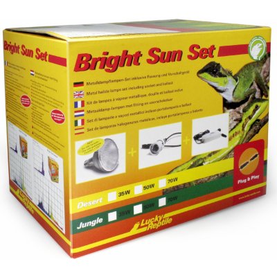 Lucky Reptile Bright Sun UV Desert kompletní sada EVO 50 W – Hledejceny.cz