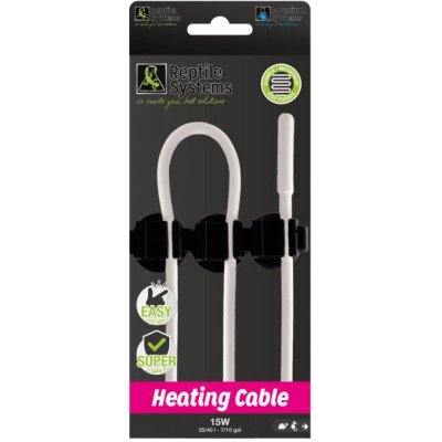 Reptile Systems vodotěsný topný kabel 15 W, 3,3 m – Zbozi.Blesk.cz