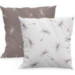 Xpose bavlna Daniela DUO hnědý bílý Bavlna 40 x 40 cm 2ks – Zboží Dáma