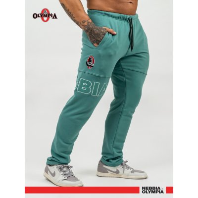 Nebbia Olympia Volné tepláky s kapsami COMMITMENT 705 Green Zelená – Zboží Dáma