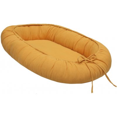 Scamp mušelínové hnízdečko Mustard – Zboží Dáma
