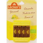 Lecker´s Citrónový olej 100% 4 x 2 ml bio – Zboží Dáma
