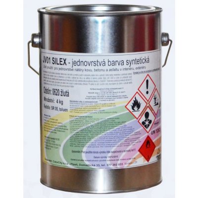 Silex JV01 syntetická barva na asfalt a beton 0100 25 kg bílá – Zboží Mobilmania