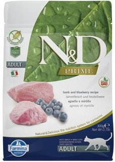 N&D PRIME CAT Adult Lamb & Blueberry Jehněčí a borůvky 0,3 kg