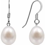 AURA Stříbrné visací náušnice s pravou perlou Kyoto Pearl TKKP012C – Hledejceny.cz