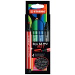 Stabilo Pen 68 Max 4ks Arty – Zboží Živě