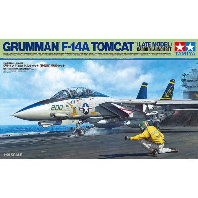 Tamiya Grumman F-14A Tomcat Plastic Model Kit Late Model Carrier Launch Set 1:48 – Zbozi.Blesk.cz