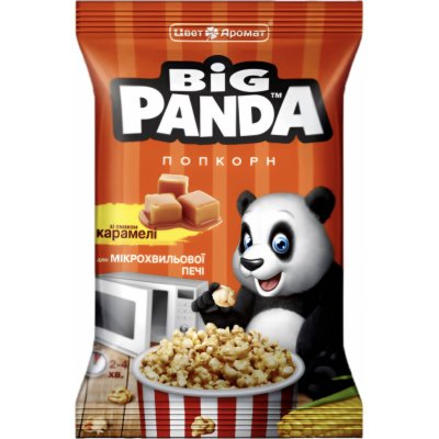 Big Panda popcorn do mikrovlnky Karamelový 100 g – Sleviste.cz