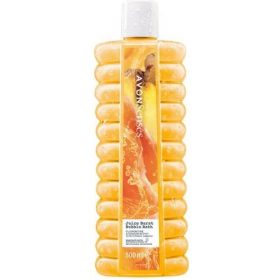 Avon Senses Juice Burst pěna do koupele s vůní mandarinky a zázvoru 1000 ml