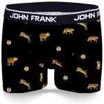 John Frank pánské boxerky JFBD347 TIGER černá – Zboží Mobilmania