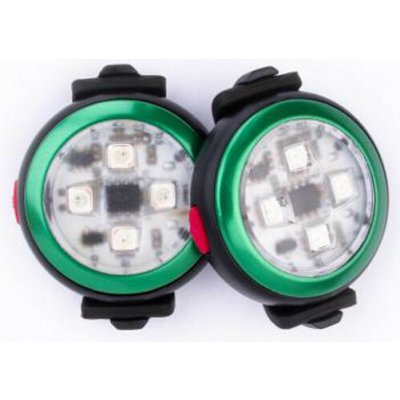 Curli Luumi LED bezpečnostní dobíjecí světýlko na obojek green 2 ks – Hledejceny.cz