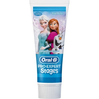 Oral B Pro-Expert Stages Princess zubní pasta pro děti příchuť Bubble Gum 75 ml