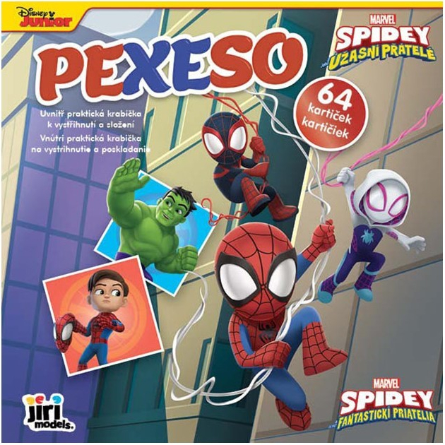 JM Pexeso v sešitu Spidey