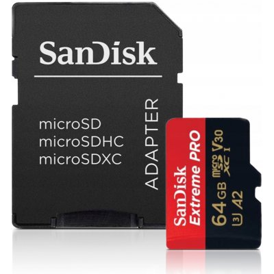 SanDisk SDXC UHS-I U3 64 GB SDSQXA2-064G-GN6MA – Zboží Živě