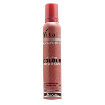 Vitale Tones barvící pěnové tužidlo Dark Brown tmavě hnědá 200 ml