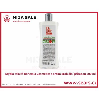 Bohemia Cosmetics tekuté mýdlo s antibakteriální přísadou 500 ml – Zboží Mobilmania