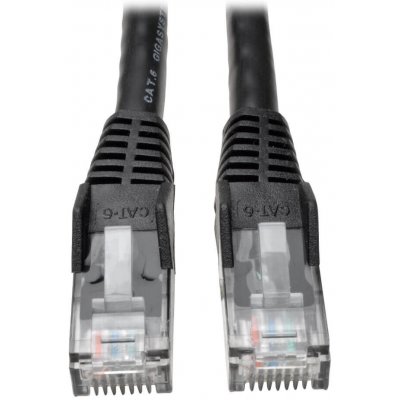 Eaton N201-010-BK Cat6 Gigabit Snagless Molded (UTP) (RJ45 Samec/Samec), 3,05m, černý