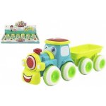 Vlak Mašinka s vagonem plast 21cm na setrvačník – Hledejceny.cz