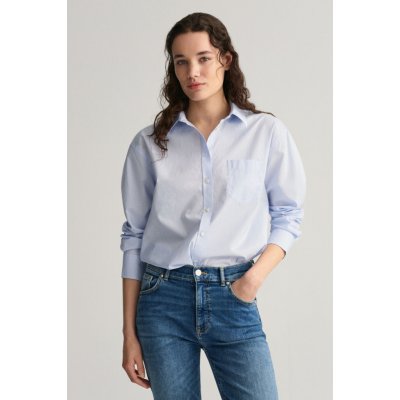 Gant lim stretch oxford modrá