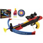 Teddies pistole na kapsle 8 ran plast 13cm s pouzdrem s pouty na kartě – Zboží Dáma