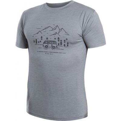 Sensor Merino Active VAN LIFE pánské triko kr.rukáv šedá – Hledejceny.cz