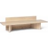 Lavice do předsíně Ferm Living Oblique natural oak