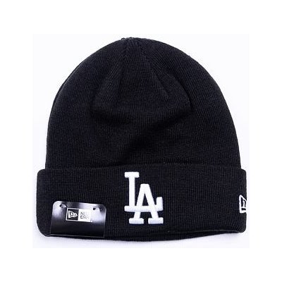 New Era Essential Cuff Knit Los Angeles Dodgers black Optic white – Hledejceny.cz