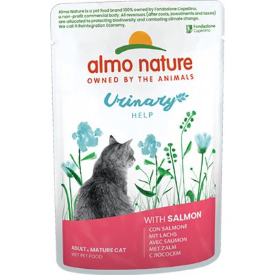 Almo Nature Holistic Urinary Help s lososem 24 x 70 g – Zboží Mobilmania